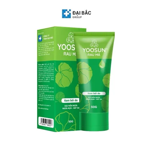 Combo chăm da thâm mụn Kem bôi da Yoosun Rau Má 25g + Kem bôi da Yoosun Nghệ 25g