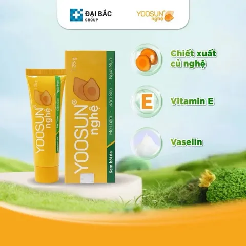 Combo chăm da thâm mụn Kem bôi da Yoosun Rau Má 25g + Kem bôi da Yoosun Nghệ 25g