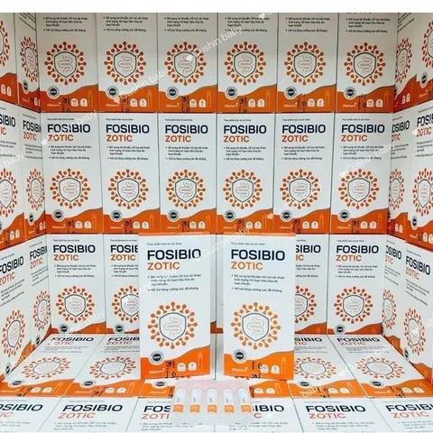 Men vi sinh  FOSIBIO ZOTIC Hộp 10 ống - Hỗ trợ tiêu hóa, tăng cường sức đề kháng, cải thiện biếng ăn