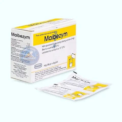 Men vi sinh Maibezym - Bổ sung lợi khuẩn, cải thiện rối loạn tiêu hóa (Hộp 30 gói)