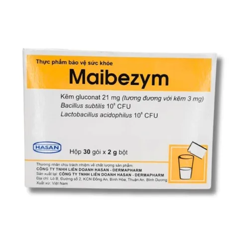 Men vi sinh Maibezym - Bổ sung lợi khuẩn, cải thiện rối loạn tiêu hóa (Hộp 30 gói)