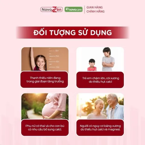 [TPBVSK] NOVOCAL MG dạng ống - Bổ sung Canxi hữu cơ dạng nước kết hợp Magie nhà NovoZen (ống 10ml)