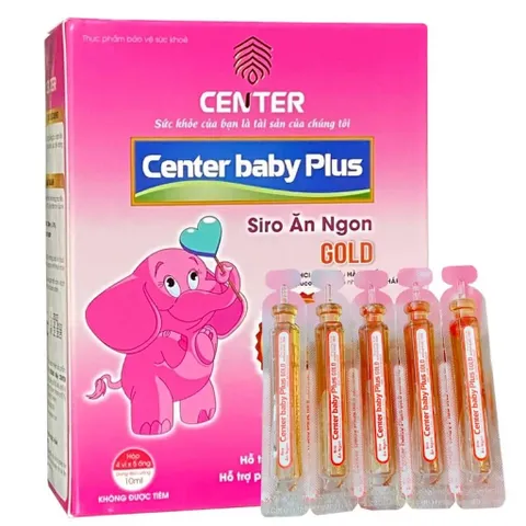 Siro Ăn Ngon Center Baby Plus - Siro ăn ngon hỗ trợ bé tăng cân khỏe mạnh, tăng cường tiêu hoá