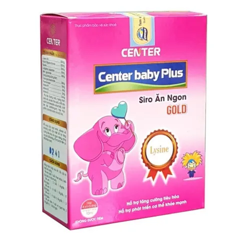 Siro Ăn Ngon Center Baby Plus - Siro ăn ngon hỗ trợ bé tăng cân khỏe mạnh, tăng cường tiêu hoá