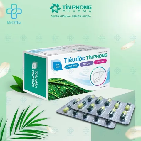 Thực Phẩm Bảo Vệ Sức Khỏe Tiêu Độc Tín Phong - Thanh Nhiệt, Mát Gan, Giải Độc Gan, Giảm Nóng Trong