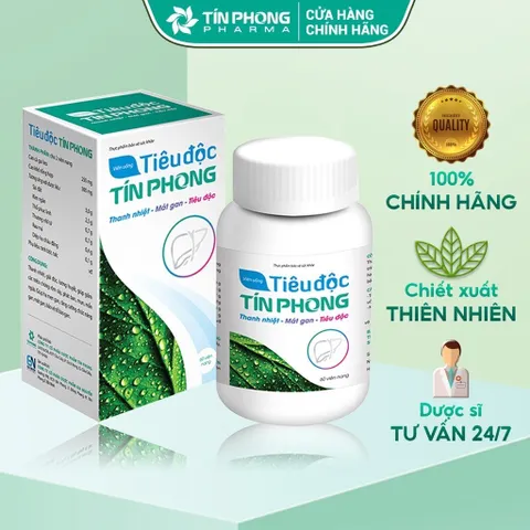 Thực Phẩm Bảo Vệ Sức Khỏe Tiêu Độc Tín Phong - Thanh Nhiệt, Mát Gan, Giải Độc Gan, Giảm Nóng Trong