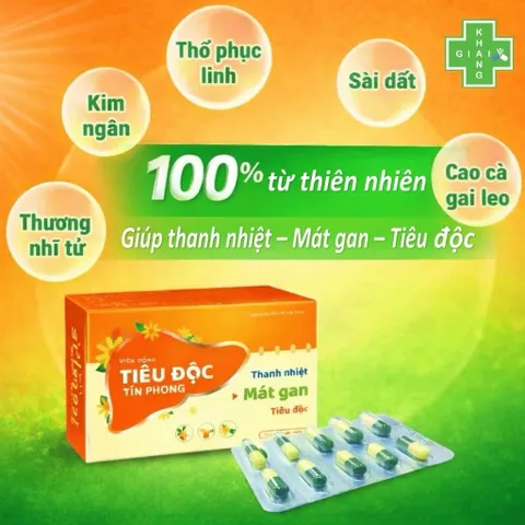 Thực Phẩm Bảo Vệ Sức Khỏe Tiêu Độc Tín Phong - Thanh Nhiệt, Mát Gan, Giải Độc Gan, Giảm Nóng Trong