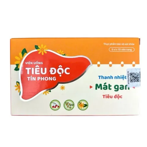 Thực Phẩm Bảo Vệ Sức Khỏe Tiêu Độc Tín Phong - Thanh Nhiệt, Mát Gan, Giải Độc Gan, Giảm Nóng Trong