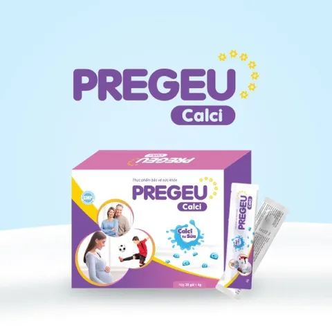 PREGEU CALCI 30 gói – Calci Từ Sữa Bổ Sung Canxi, Phát Triển Chiều Cao Tối Ưu, Xương Răng Chắc Khỏe Cho Cả Gia Đình