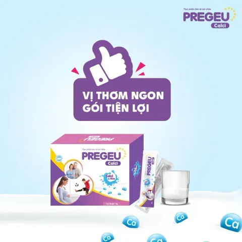 PREGEU CALCI 30 gói – Calci Từ Sữa Bổ Sung Canxi, Phát Triển Chiều Cao Tối Ưu, Xương Răng Chắc Khỏe Cho Cả Gia Đình
