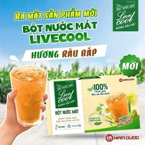 Bột sủi Nam Dược LiveCool hỗ trợ thanh nhiệt, mát gan (Hộp 10 gói x 7g)