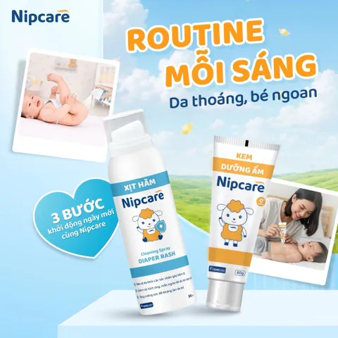 Kem dưỡng ẩm Nipcare - Hỗ trợ dưỡng ẩm cho bé da khô do các vấn đề về chàm sữa, viêm da cơ địa