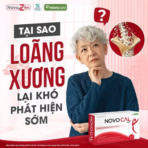 Viên uống Canxi Novocal Caps - Bổ sung canxi, mangie, d3k2 hỗ trợ xương cơ chắc khoẻ