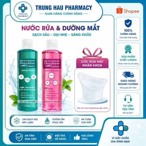Nước rửa và dưỡng mắt Novotane Exteen - Hỗ Trợ Giảm Khô Mắt, Mỏi Mắt 250ml