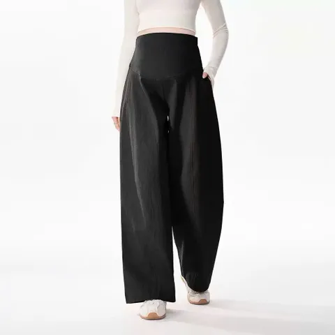 [Mẫu Mới] Quần Bầu Kaki Nhật L1 - Ống Rộng Dáng Suông Có Túi Đáp Bụng - Chun Khuy Điều Chỉnh Bigsize