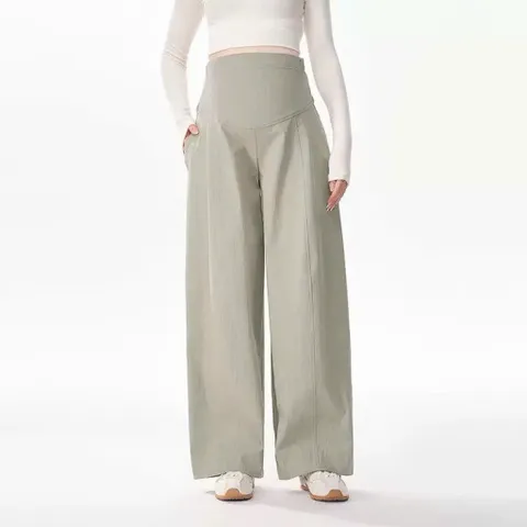 [Mẫu Mới] Quần Bầu Kaki Nhật L1 - Ống Rộng Dáng Suông Có Túi Đáp Bụng - Chun Khuy Điều Chỉnh Bigsize