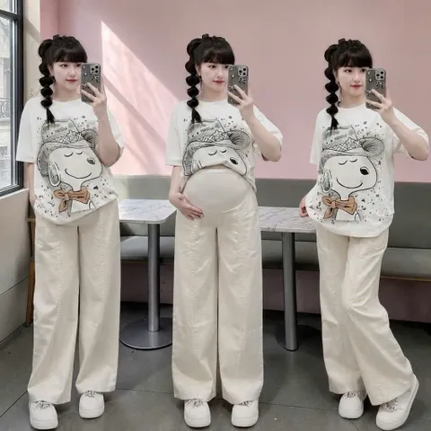 [Mẫu Mới] Quần Bầu Kaki Nhật L1 - Ống Rộng Dáng Suông Có Túi Đáp Bụng - Chun Khuy Điều Chỉnh Bigsize