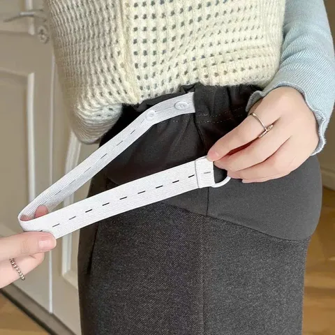 [Thu Đông] Chân Váy Bầu Dạ Ép Mịn Dáng Chữ A Ngắn - Trẻ Trung - Có Quần Bảo Hộ Đi Kèm