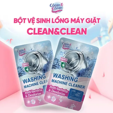 Bột Tẩy Lồng Máy Giặt Clean & Clean 300 gr