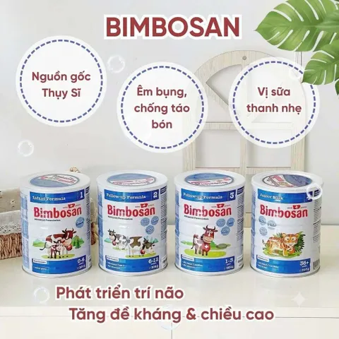 [Chính Hãng] Sữa Công Thức Cao Cấp Bimbosan Thụy Sĩ Phát Triển Toàn Diện
