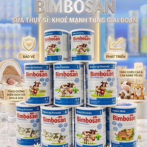 [Chính Hãng] Sữa Công Thức Cao Cấp Bimbosan Thụy Sĩ Phát Triển Toàn Diện