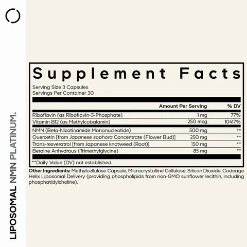 Viên uống Liposomal Codeage hỗ trợ trẻ hóa da, tăng cường sức khoẻ 90 viên