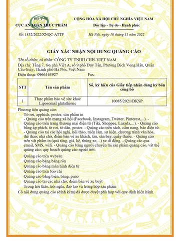 Viên Uống Hỗ Trợ Gan Thận Liposomal Glutathione 500mg - Giảm Nám, Tăng Cường Sức Khỏe, Chống Oxy Hóa, 60 Viên