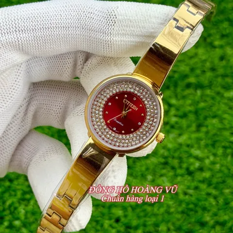 Đồng hồ Nữ CTZ mặt số full pha lê cực sang xịn. Kính sapphire. Máy Nhật. Chống nước tốt