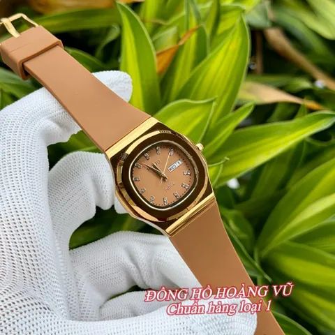 Đồng hồ thời trang Nữ RD đá ceramic phối dây cao su mềm mại siêu bền. Kính sapphire. Máy Nhật. 29mm