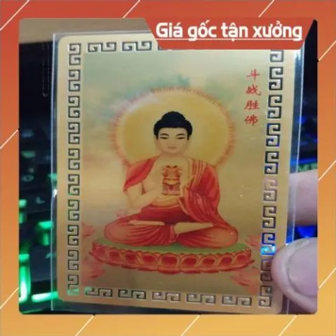 kim bài linh phù đấu chiến thắng phật HÀNG CAO CẤP, có hoả tốc 851818