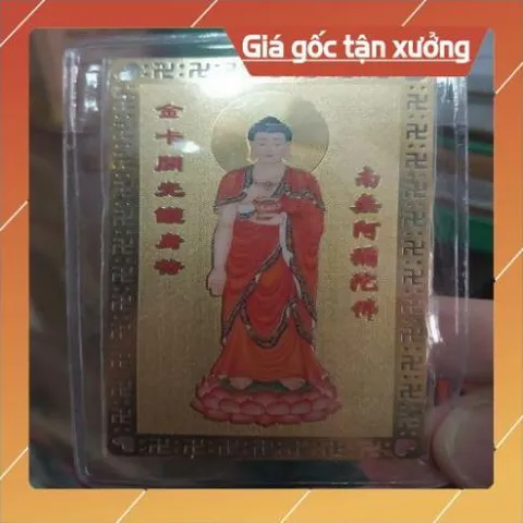 kim bài linh phù phật di đà HÀNG CAO CẤP, có hoả tốc 851822