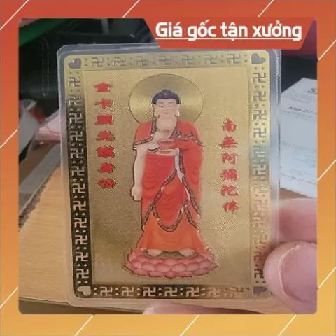 kim bài linh phù phật di đà HÀNG CAO CẤP, có hoả tốc 851822