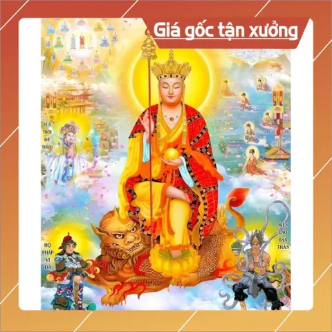 Tranh ĐỊA TẠNG VƯƠNG BỒ TÁT ( tặng ) size 25cmx  35cm 851830