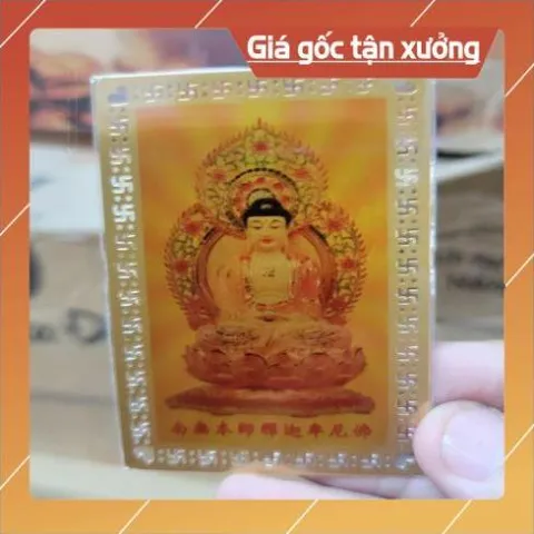 kim bài linh phù phật a di đà HÀNG CAO CẤP, có hoả tốc 851861