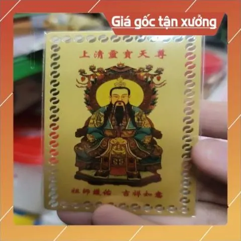 kim bài linh phù nguyên thủy thiên tôn HÀNG CAO CẤP, có hoả tốc 851871
