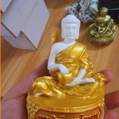 Tượng ngài Sivali ngồi (cao 9 cm) cực đẹp