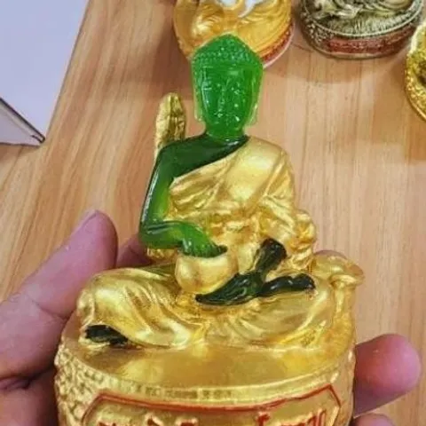 Tượng ngài Sivali ngồi (cao 9 cm) cực đẹp