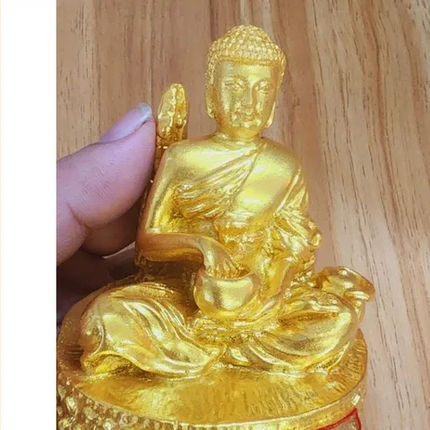 Tượng ngài Sivali ngồi (cao 9 cm) cực đẹp