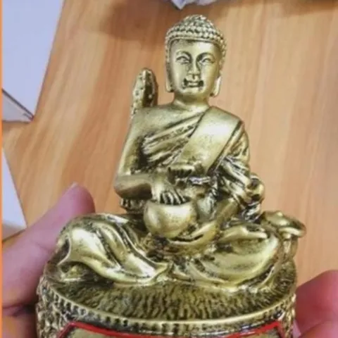 Tượng ngài Sivali ngồi (cao 9 cm) cực đẹp