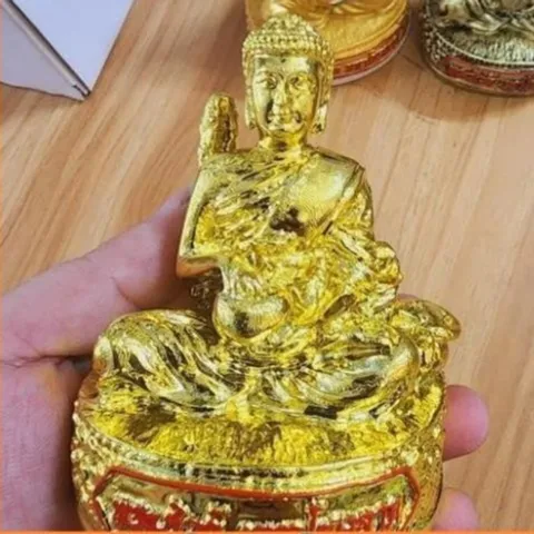 Tượng ngài Sivali ngồi (cao 9 cm) cực đẹp