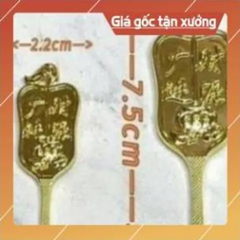 Quạt ông địa MẠ VÀNG CÓ 2 size 851893