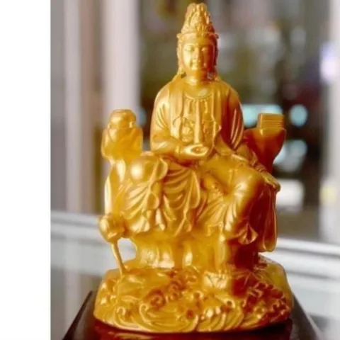 Tượng ngài quan thế âm Bồ tát đạp sen cao 11cm nhiều mẫu - QUAN ÂM ĐẠP SEN
