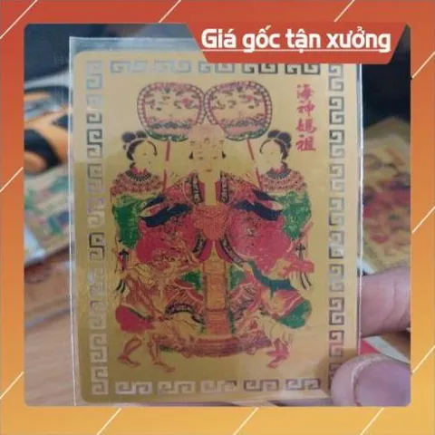 kim bài linh phù thiên hậu HÀNG CAO CẤP, có hoả tốc 851907