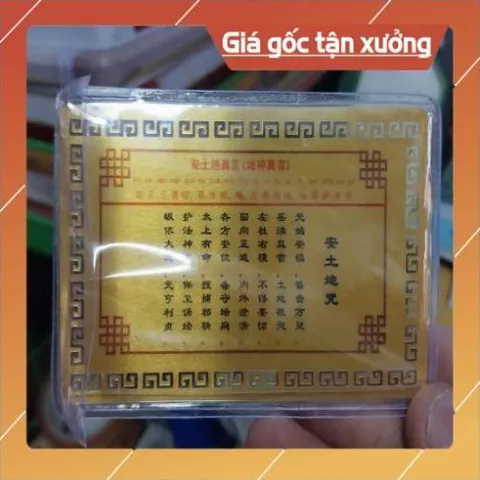 kim bài linh phù thổ địa ông bà HÀNG CAO CẤP, có hoả tốc 851930