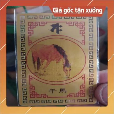 kim bài linh phù con giáp tuổi ngọ HÀNG CAO CẤP, có hoả tốc 851947