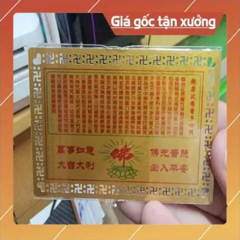 kim bài linh phù tam thế phật HÀNG CAO CẤP, có hoả tốc 851958