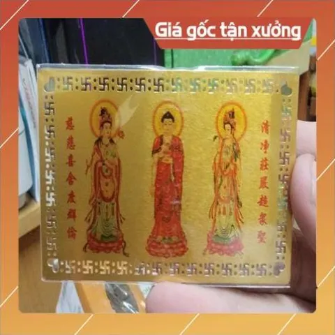 kim bài linh phù tam thế phật HÀNG CAO CẤP, có hoả tốc 851958
