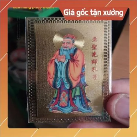 kim bài linh phù khổng lão phu tử HÀNG CAO CẤP, có hoả tốc 851976