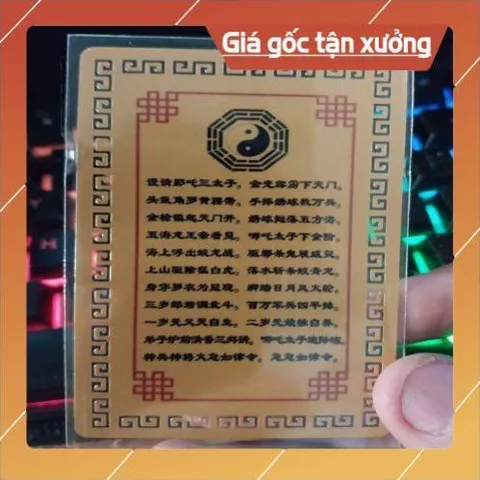 kim bài linh phù tam thái tử na tra HÀNG CAO CẤP, có hoả tốc 851978