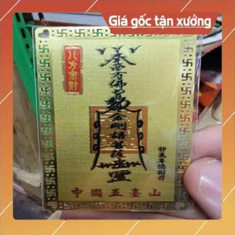 kim bài linh phù văn thù sư lợi HÀNG CAO CẤP, có hoả tốc 851986